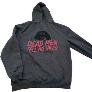 Disney Parks Pirates Of The Caribbean Sweatshirt Hoodie Dead Men Tell No Tales S